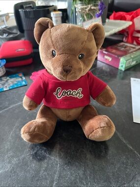 Coach Brown Teddy Bear NWOT